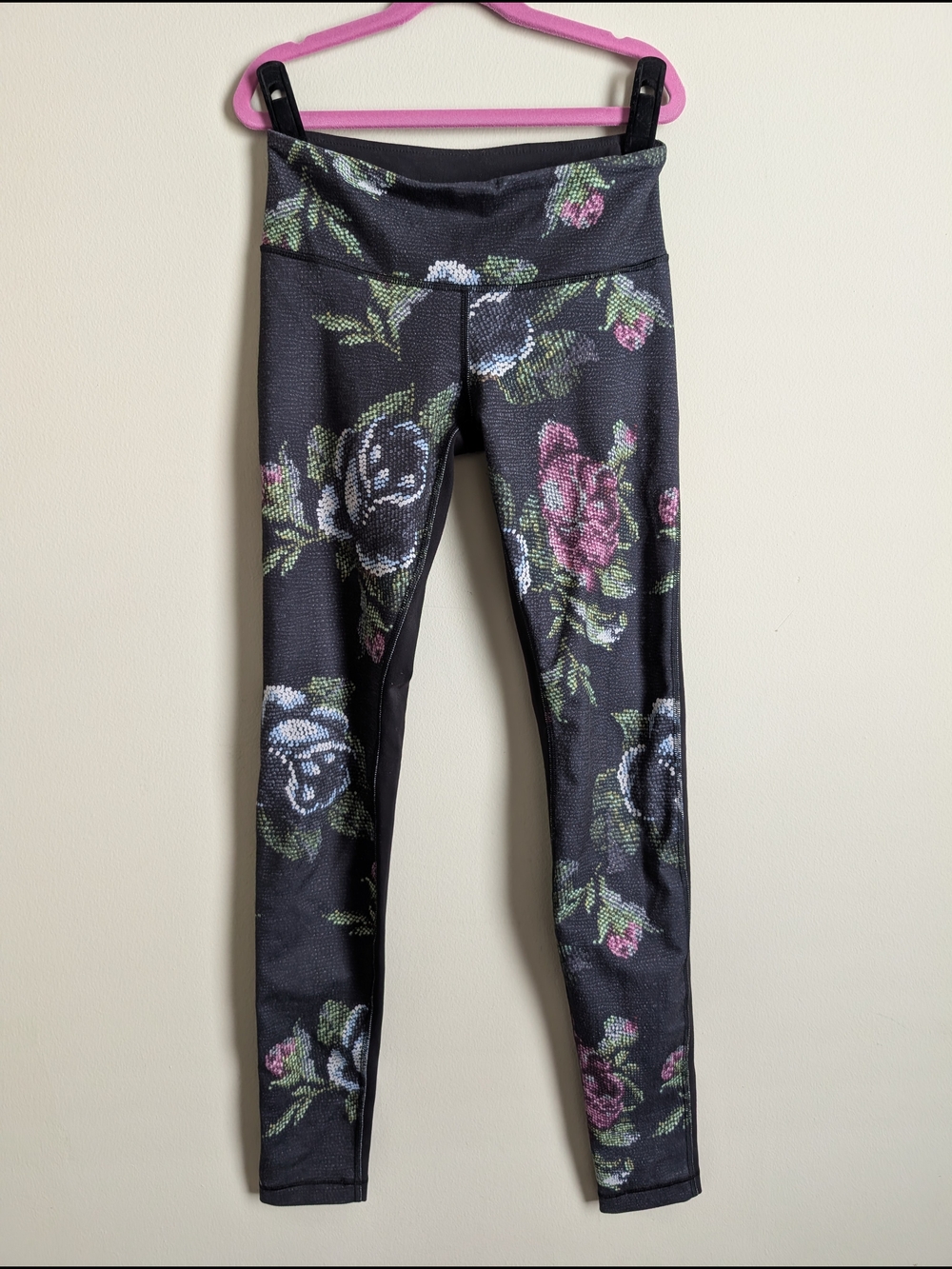 Lululemon 2014 High Times Pant *Full-On Luon Garden Party Smooth Silver Multi 4